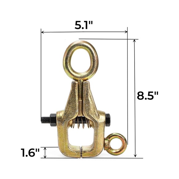 Heavy Duty Auto Body Clamp 5 Ton 2 Way Auto Body Repair Tools Frame Pull Clamp - Picture 7 of 7